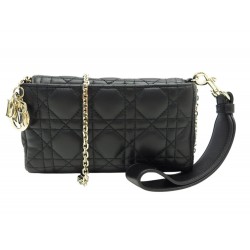 NEUF SAC POCHETTE CHRISTIAN DIOR LADY POUCH S01710NMJ BANDOULIERE CANNAGE 2000€