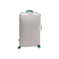 VALISE RIMOWA TRUNK CLASSIC 97375004 ALUMINIUM ARGENTE SILVERED SUITCASE 1860€