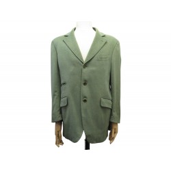 VESTE ARNYS MARCEL T 52 IT 50 M FR EN CACHEMIRE VERT CASHMERE JACKET VEST 2500€