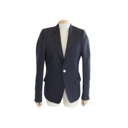 NEUF VESTE THE KOOPLES S 44 HOMME EN COTON & LIN BLEU MARINE COTTON JACKET 400€