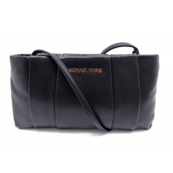 NEUF SAC A MAIN MICHAEL KORS DARIA 30H3GWEC3L EN CUIR NOIR BANDOULIERE BAG 145€