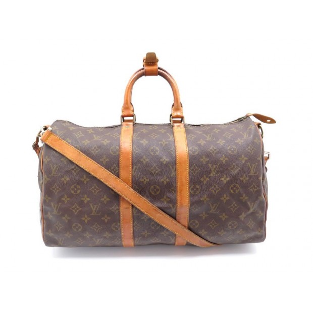 VINTAGE SAC DE VOYAGE A MAIN LOUIS VUITTON KEEPALL 45 BANDOULIERE MONOGRAM 1260€