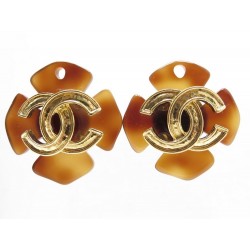 VINTAGE BOUCLES D OREILLES CHANEL 1 2