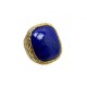 NEUF BAGUE AURELIE BIDERMANN MIKI LAPIS LAZULI T 52 EN PLAQUE OR 18K RING 410€