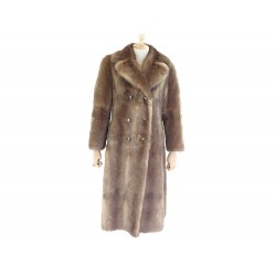 MANTEAU LONG SPRUNG FRERES 48 XL FEMME EN FOURRURE DE ZIBELINE FUR COAT 3500€