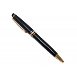 STYLO BILLE MONTBLANC MEISTERSTUCK CLASSIQUE RESINE NOIR BALLPOINT 