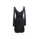 ROBE CELINE M 38 EN VISCOSE NOIR VETEMENT FEMME BLACK RAYON DRESS 1700€