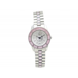 MONTRE CHRISTIAN DIOR CHRISTAL CD112110 28 MM QUARTZ ACIER DIAMANTS WATCH 2750€