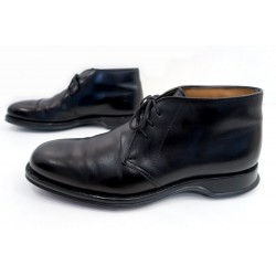 CHAUSSURES CHURCH'S DURHAM CHUKKA 10F 44 EN CUIR NOIR HOMME BLACK SHOES 490