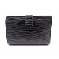 PORTEFEUILLE LOUIS VUITTON VIENNOIS CUIR EPI NOIR MONNAIE WALLET BILLFOLD 650€