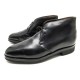 CHAUSSURES JM WESTON 708 9D 42.5 CHUKKA BOTTINES FOURREES CUIR NOIR BOOTS 650€