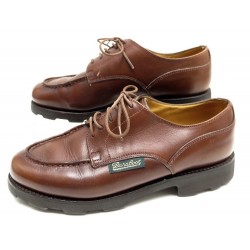 CHAUSSURES PARABOOT CHAMBORD DERBY 3.5 37 CUIR MARRON FEMME LEATHER SHOES 345€