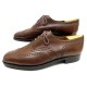 CHAUSSURES JM WESTON RICHELIEU 8.5E 42.5 CUIR MARRON + EMBAUCHOIRS 