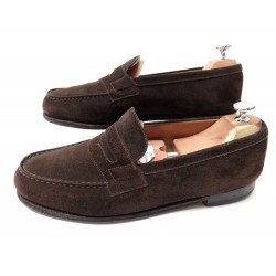  CHAUSSURES JM WESTON 8E MOCASSIN DAIM 1