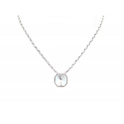 NEUF COLLIER BACCARAT EN ARGENT MASSIF & PENDENTIF CRISTAL SILVER NECKLACE 395€