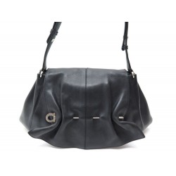 SAC A MAIN SALVATORE FERRAGAMO CUIR NOIR 