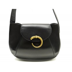  SAC A MAIN CARTIER PANTHERE EN CUIR NOIR 