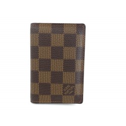 NEUF PORTE CARTE LOUIS VUITTON DE POSH DAMIER EBENE CARDS HOLDER + BOITE 255€