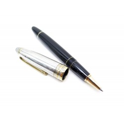  STYLO MONTBLANC MEISTERSTUCK SOLITAIRE DOUE ROLLER ARGENT 925 