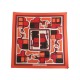 FOULARD HERMES LES COUPES 1ERE EDITION 1970 CARRE EN SOIE ORANGE SILK SCARF 350€