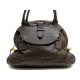 SAC A MAIN CHLOE CABAS 45 CM EN CUIR GRAINE MARRON LEATHER HAND BAG PURSE 1550€