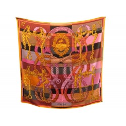 NEUF CHALE HERMES DELLA CAVALLERIA FOULARD CARRE 140 CACHEMIRE & SOIE SHAWL 925€