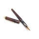 NEUF VINTAGE STYLO PLUME SHEAFFER TARGA EN LAQUE MARRON OR 18K FOUNTAIN PEN 200€