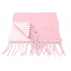 ECHARPE HERMES EVELYNE DOUBLE FACE 160x30 EN CACHEMIRE ROSE CASHMERE SCARF 490€