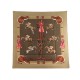 VINTAGE FOULARD HERMES JUMPING PHILIPPE LEDOUX CARRE EN SOIE MARRON SCARF 350€