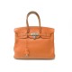  SAC A MAIN HERMES BIRKIN 35 CM CUIR TAURILLON CLEMENCE 