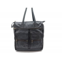 SAC A MAIN YVES SAINT LAURENT 233620 EN CUIR GRAINE NOIR HAND BAG PURSE 900€