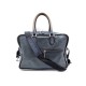 SAC CARTABLE BERLUTI DEUX JOUR 40CM BANDOULIERE CUIR PATINE BLEU BRIEFCASE 2790€