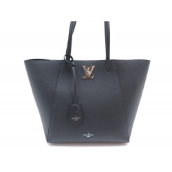 NEUF SAC A MAIN LOUIS VUITTON CABAS LOCKME M42291 EN CUIR GRAINE NOIR BAG 1780€