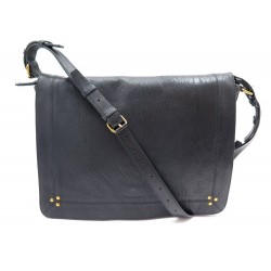 NEUF SAC A MAIN JEROME DREYFUSS ALBERT BANDOULIERE CUIR BESACE BAG PURSE 610€