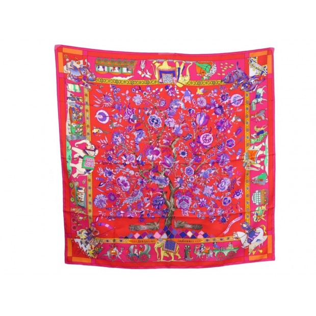 FOULARD HERMES FANTAISIES INDIENNES 