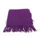 NEUF CHALE CHRISTIAN DIOR EN LAINE VIERGE VIOLET ECHARPE ETOLE SHAWL SCARF 700€