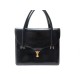 VINTAGE SAC A MAIN HERMES CUIR BOX NOIR 