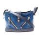 NEUF SAC A MAIN KENZO KALIFORNIA EN CUIR BLEU BANDOULIERE HAND BAG PURSE 745€