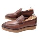 NEUF CHAUSSURES BERLUTI 8 42 MOCASSINS CUIR MARRON SHOES LOAFFER BROWN 1150€