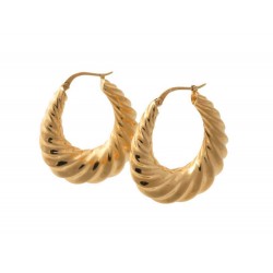 NEUF BOUCLE OREILLE OR 18K 4.8 Gr 