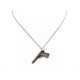 NEUF COLLIER ZADIG & VOLTAIRE GUN SAUTOIR EN ARGENT MARCASSITES PISTOLET 165€