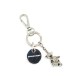 PORTE CLE BURBERRY TEDDY BEAR EN METAL ARGENTE BIJOU SAC KEY HOLDER JEWEL