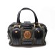 SAC A MAIN GUCCI AVIATRIX 186235 EN CUIR VERNIS & DAIM GRIS KAKI HAND BAG 1510€