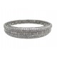 NEUF BRACELET EDOUARD NAHUM EN OR BLANC 58GR PAVAGE 199 DIAMANTS 7.58CT DIAMONDS