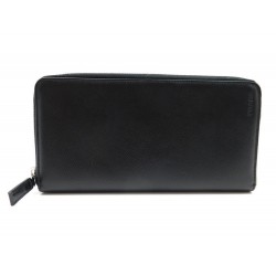 NEUF PORTEFEUILLE PRADA 2M1264 CUIR NOIR COMPAGNON LONG BILLFOLD WALLET 590€