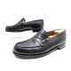 CHAUSSURES JM WESTON MOCASSINS 180 7.5E 42 EN CUIR NOIR EMBAUCHOIRS LOAFERS 655€