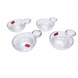 NEUF LOT DE 4 COUPELLES BACCARAT HYPNOS EN CRISTAL TRANSPARENT CRYSTAL DISH 280€