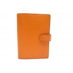 PORTE AGENDA LOUIS VUITTON CUIR EPI ORANGE 