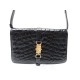 VINTAGE SAC A MAIN CELINE POCHETTE BANDOULIERE CUIR FACON CROCO 