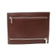 NEUF PORTE MONNAIE MONTRE ROLEX ZIPPE MULTI DEVISES EN CUIR MARRON CHANGE PURSE